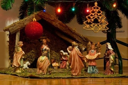 christmas manger scene
